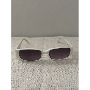 𝅺suzanne Somers White Sunglasses Bejeweled Red Cherries desi